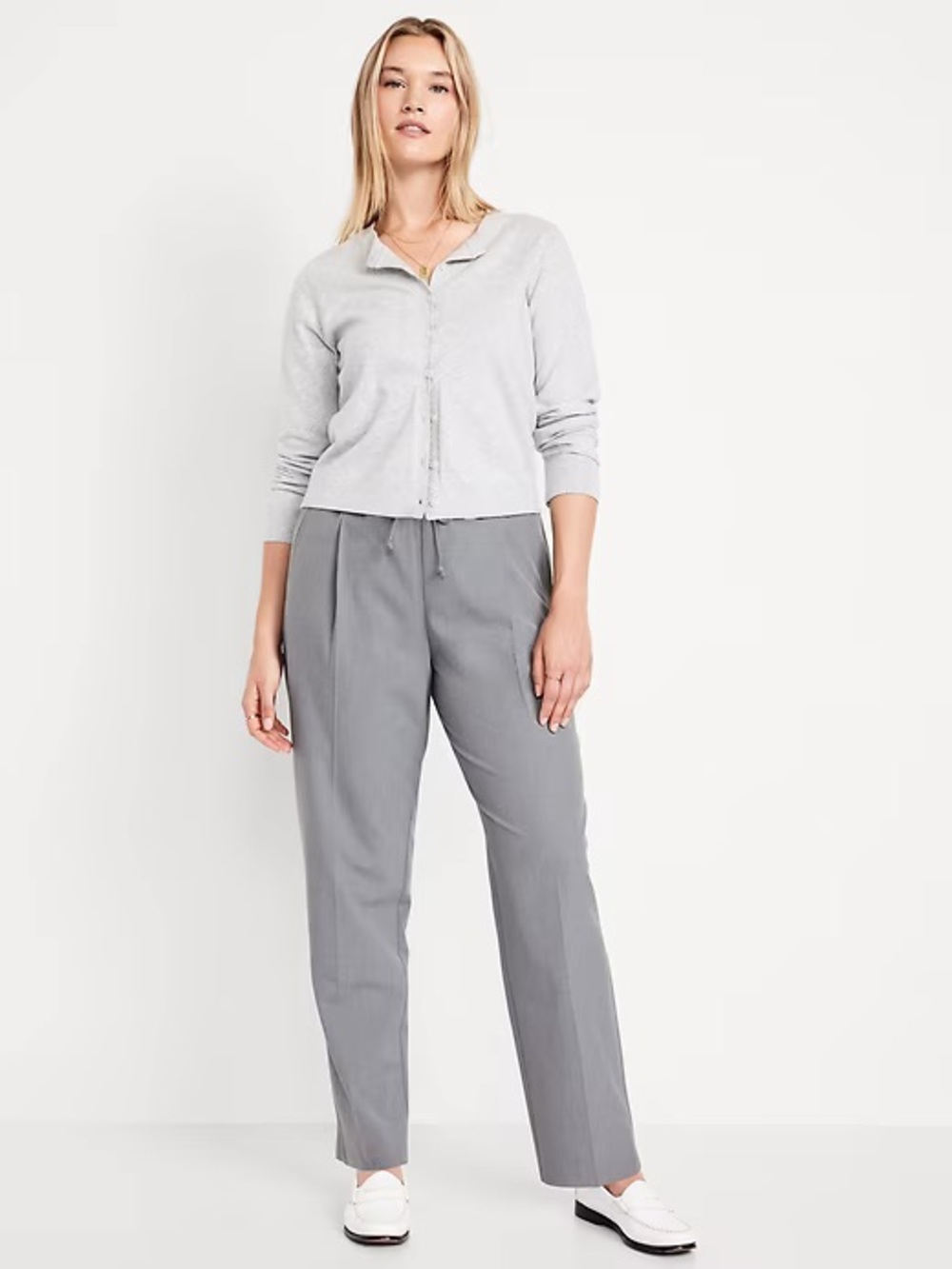 High-Waisted Billie Straight Ankle Trousers! - Picture 6 of 11
